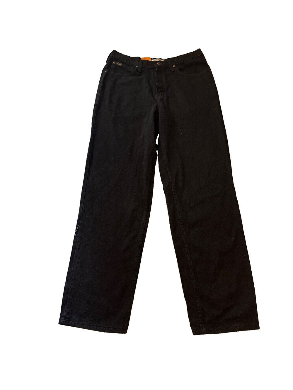 NWT Lee Mens Relaxed Fit Straight Leg Jeans 34x32 Double Black Y2K Deadstock